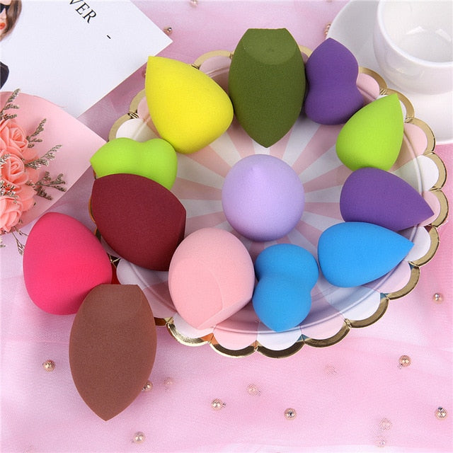 19 Colors Makeup Sponge Cosmetic Powder