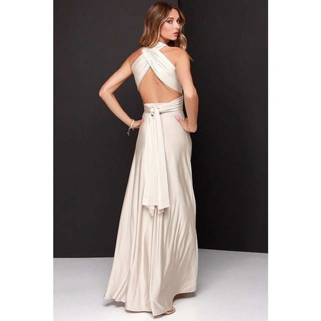 Sexy Women Multiway Wrap - Infinity Robe Longue