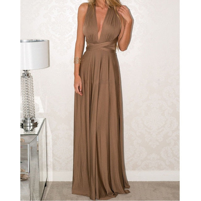 Sexy Women Multiway Wrap - Infinity Robe Longue