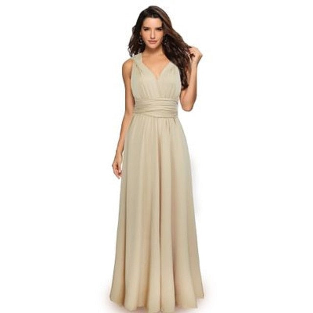 Sexy Women Multiway Wrap - Infinity Robe Longue