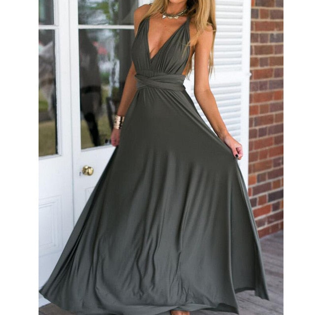 Sexy Women Multiway Wrap - Infinity Robe Longue