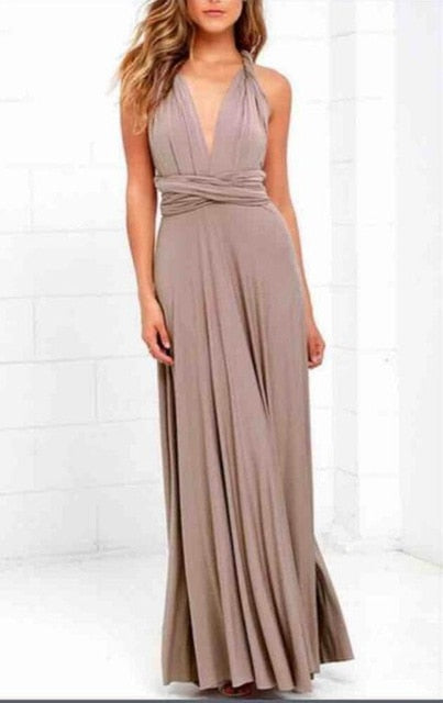 Sexy Women Multiway Wrap - Infinity Robe Longue