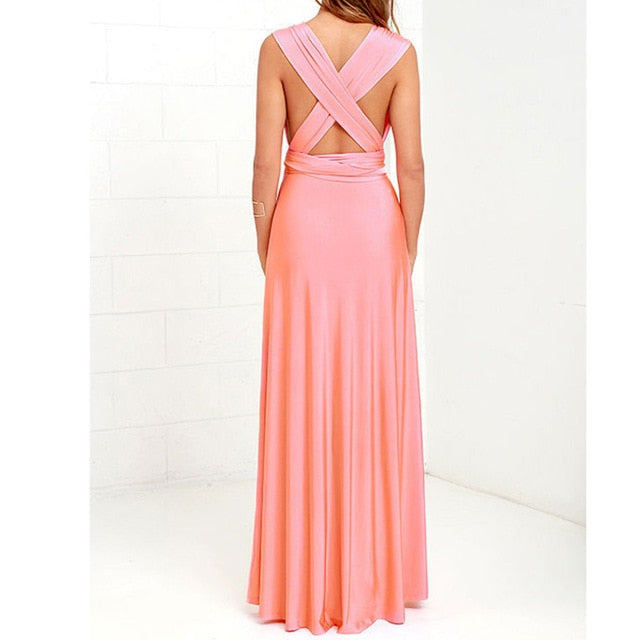 Sexy Women Multiway Wrap - Infinity Robe Longue