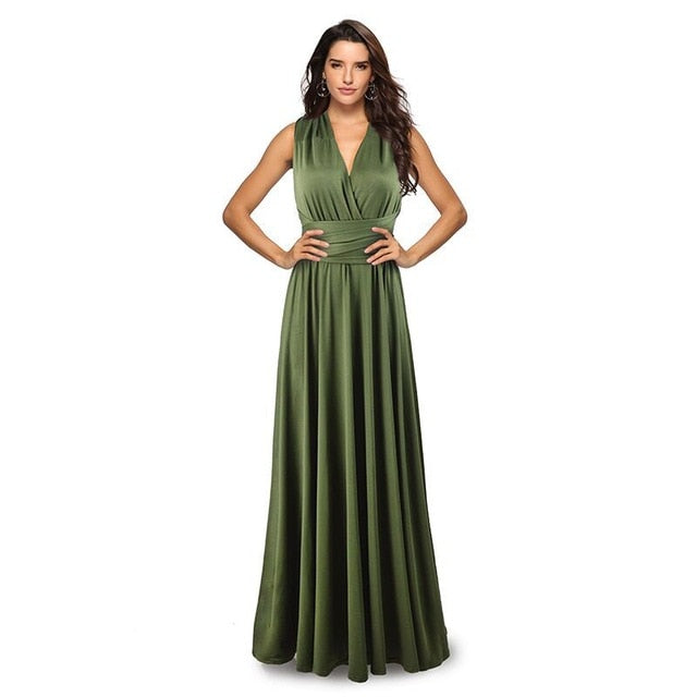 Sexy Women Multiway Wrap - Infinity Robe Longue