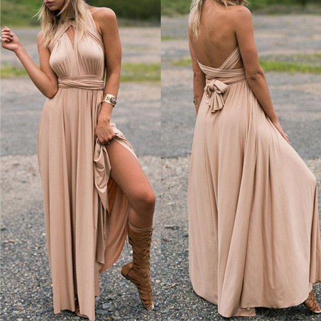 Sexy Women Multiway Wrap - Infinity Robe Longue