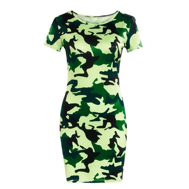 Fashion Women Cute Cartoon Printed  Summer Dress